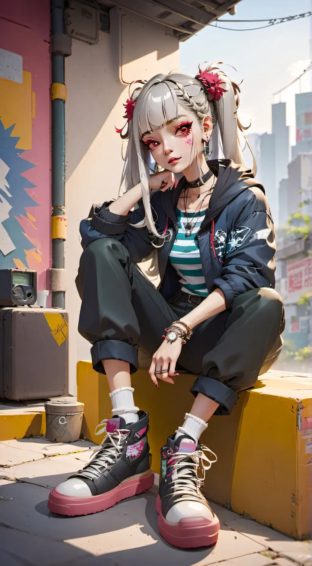 ai character: Lyra background