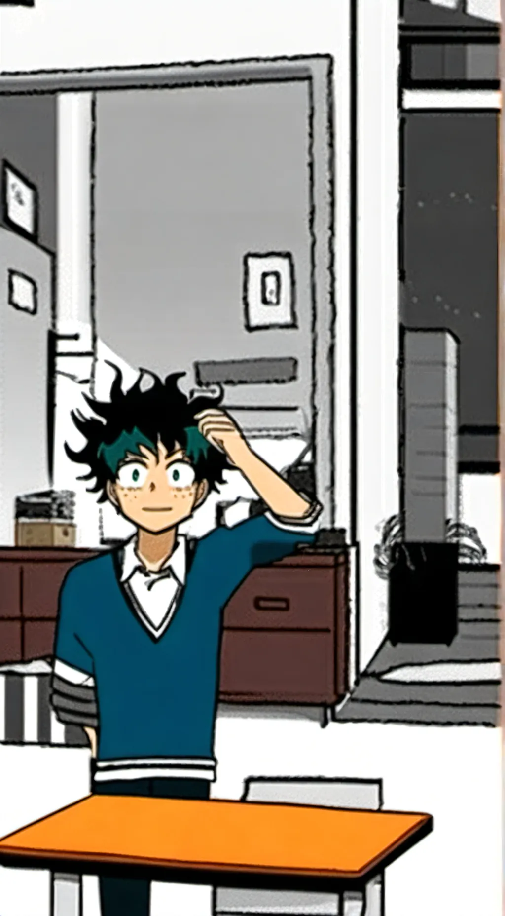 ai character: Mha background
