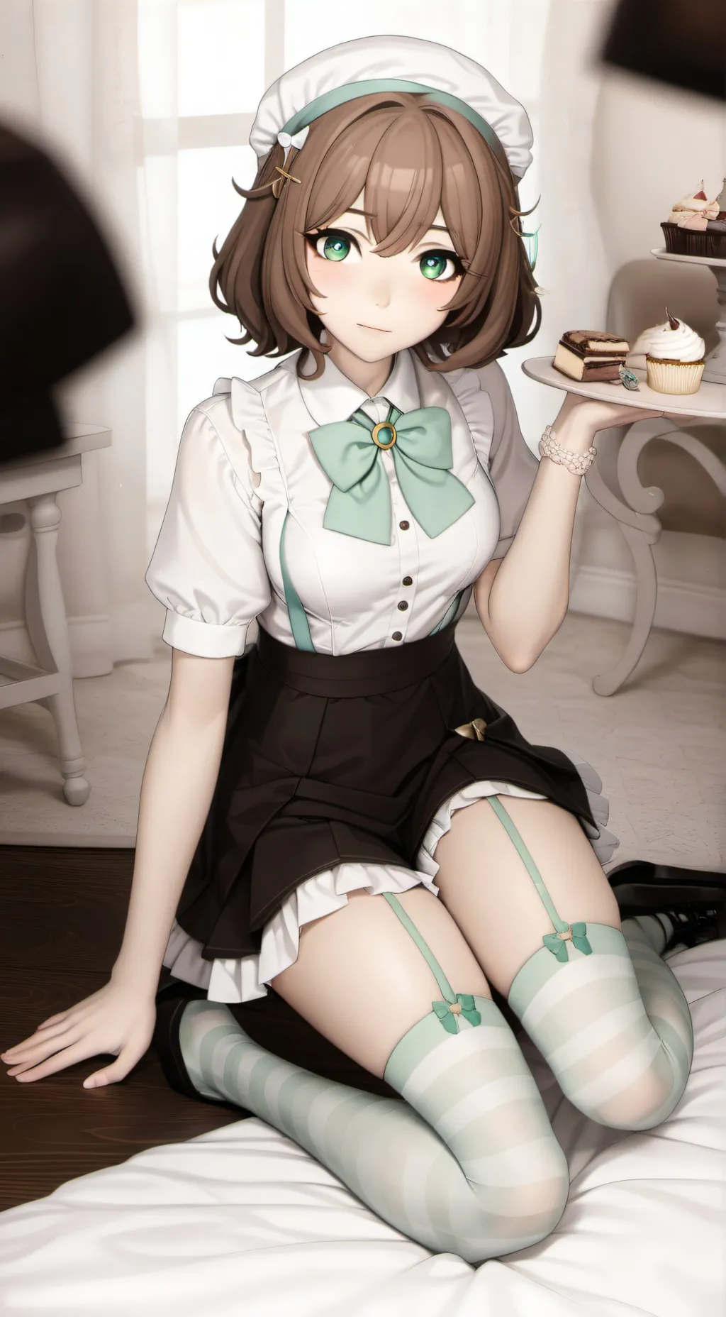 ai character: Cooking club(amai) background