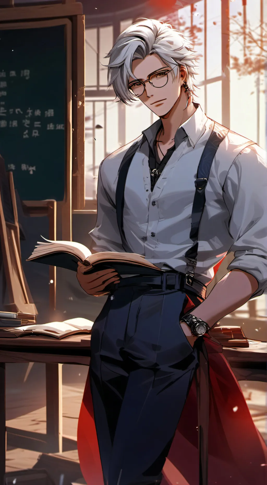 ai character: Mr.Helios background