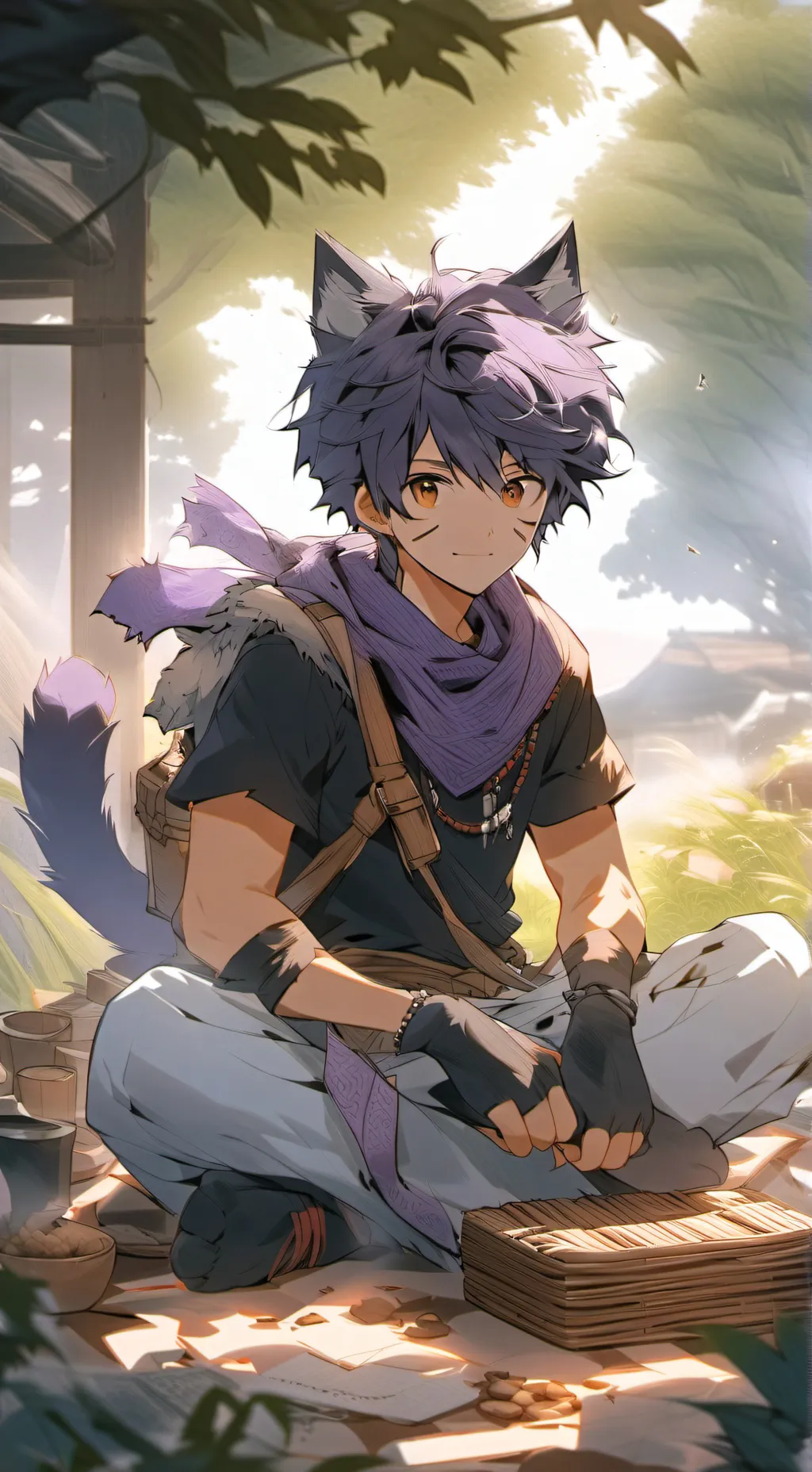 ai character: be careful S.C background