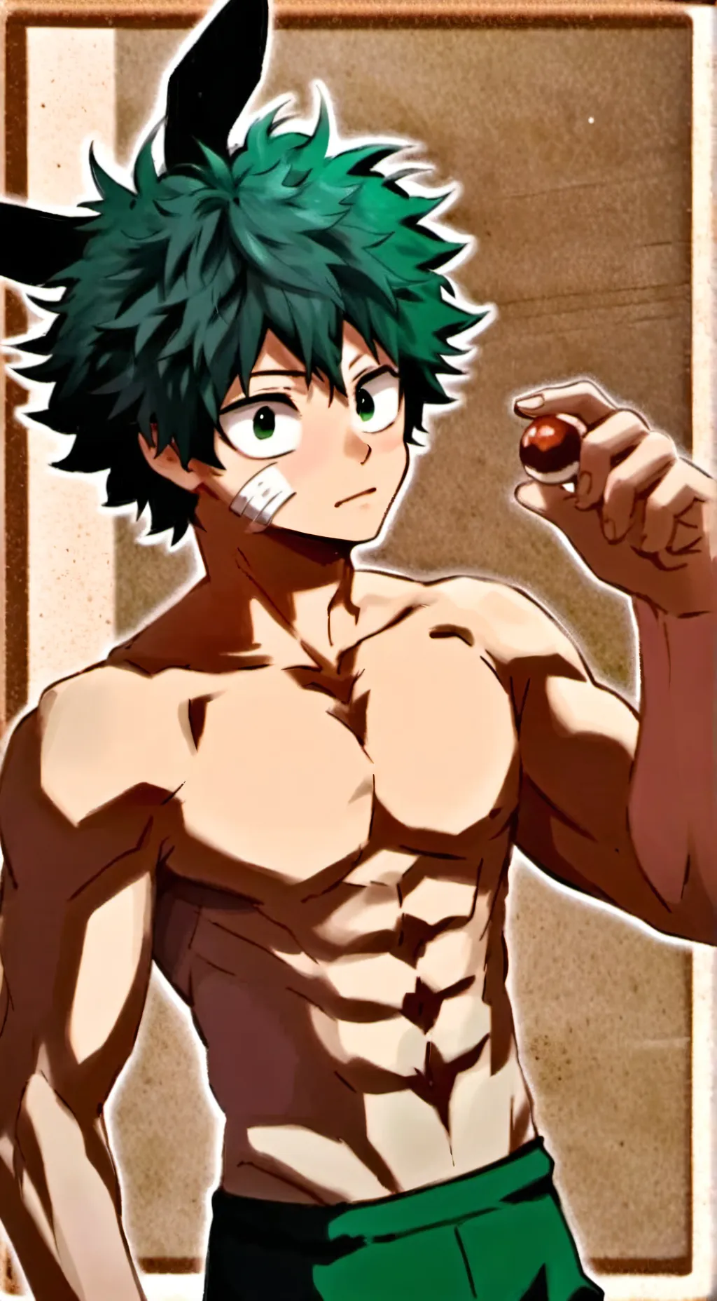 ai character: bakdeku  background