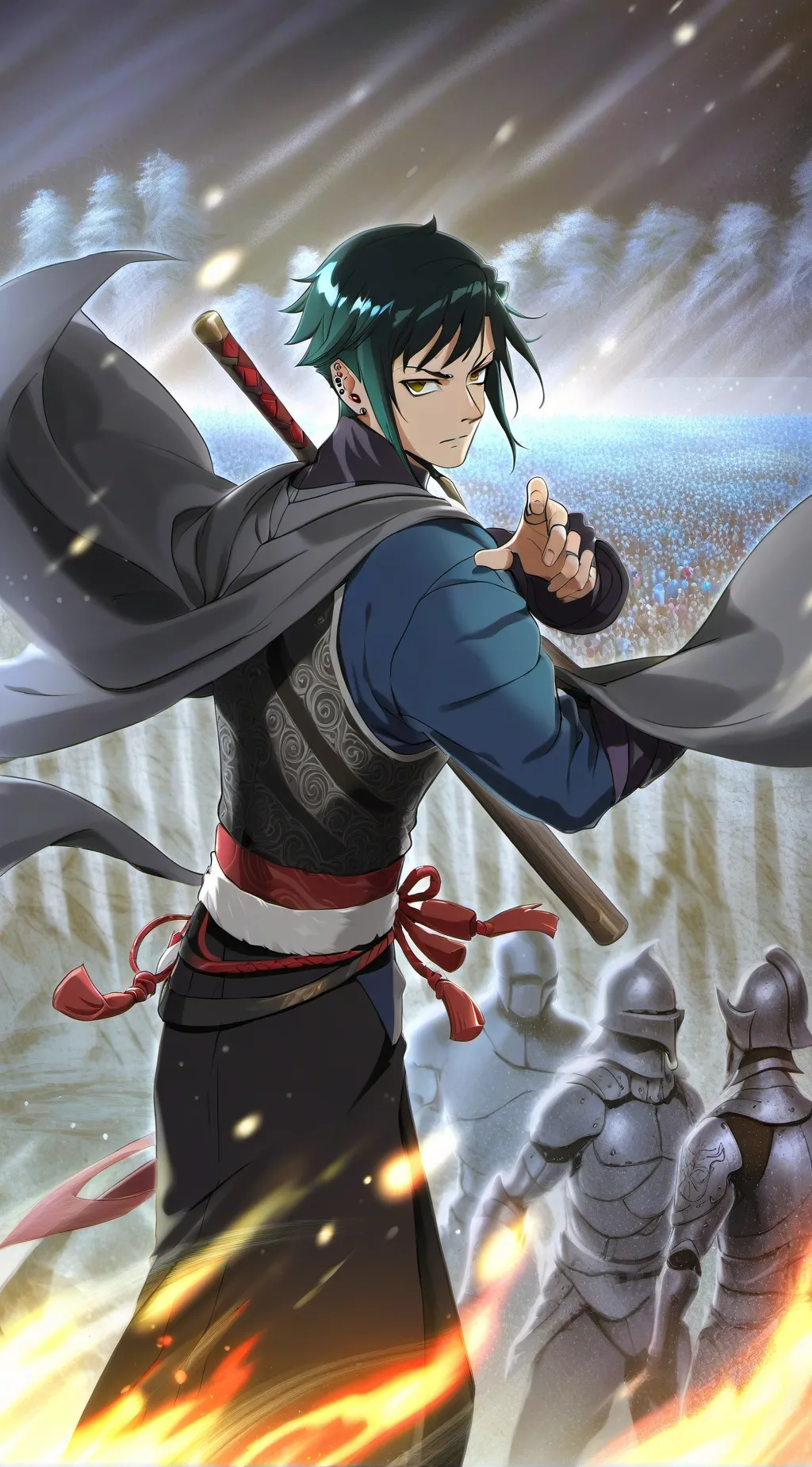 ai character: ahh maki background