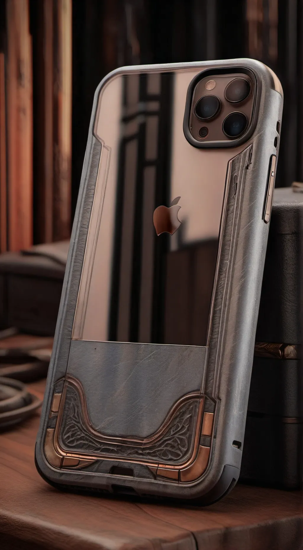 ai character: HH in phone  background