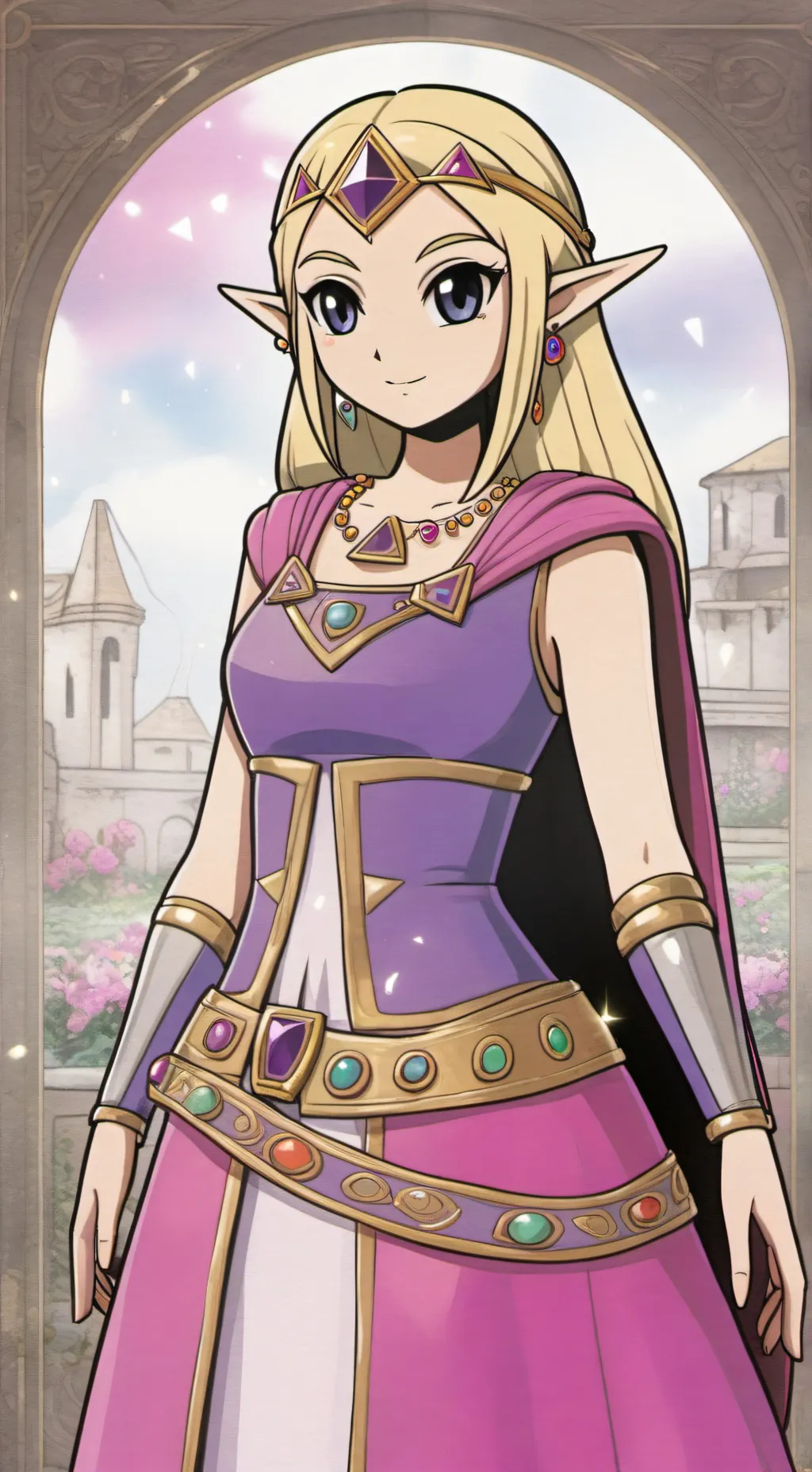 ai character: Zelda background