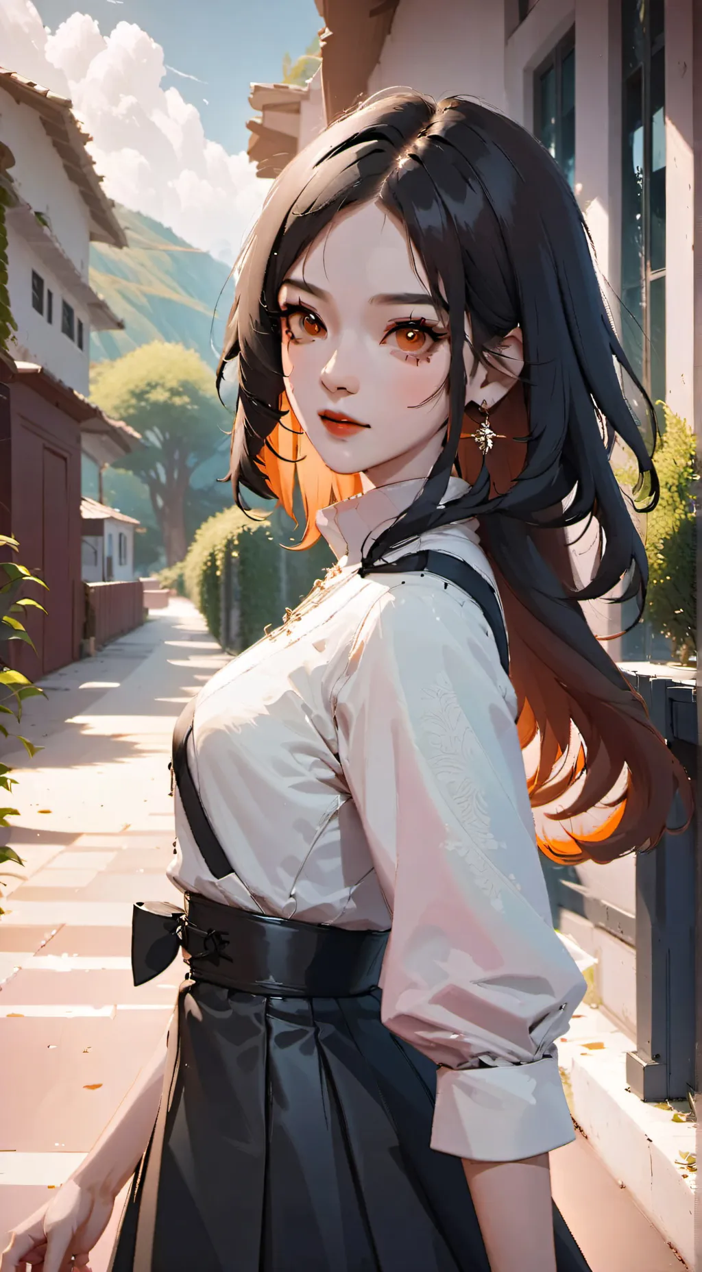 ai character: Malia Gee😍 background