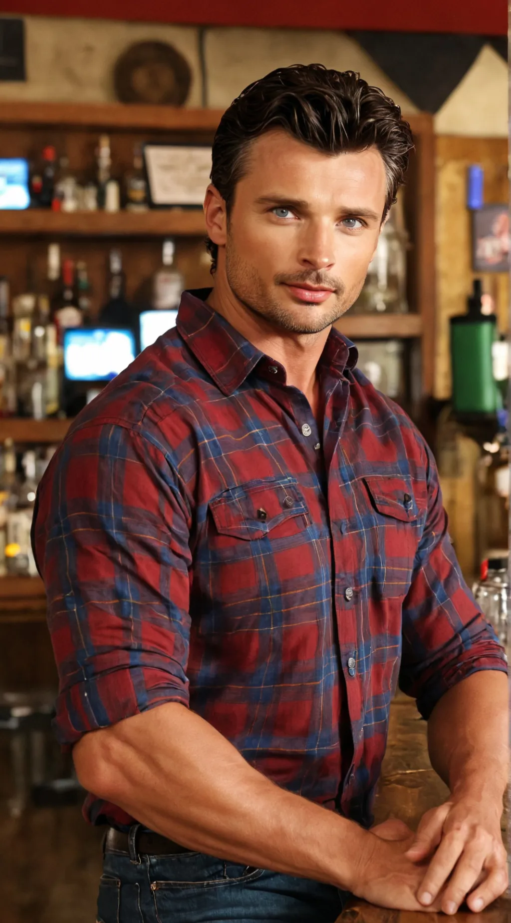 ai character: Tom Welling background