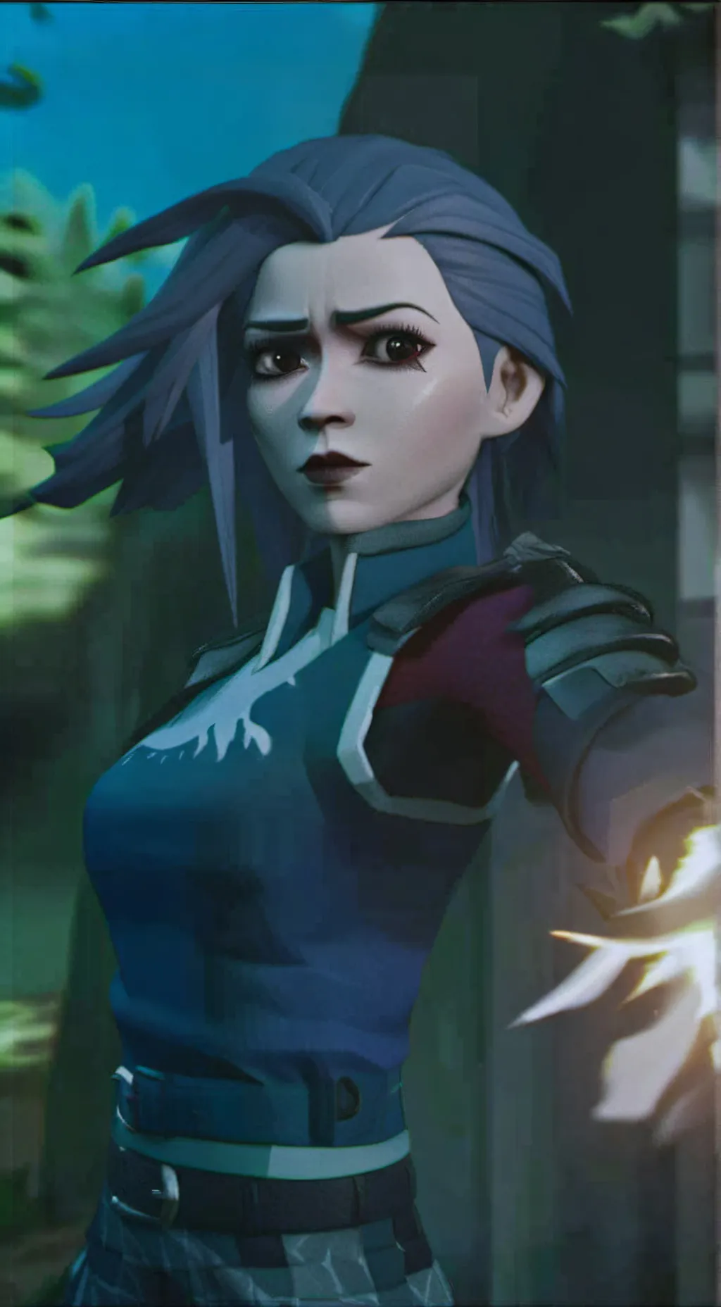 ai character: Jinx  background