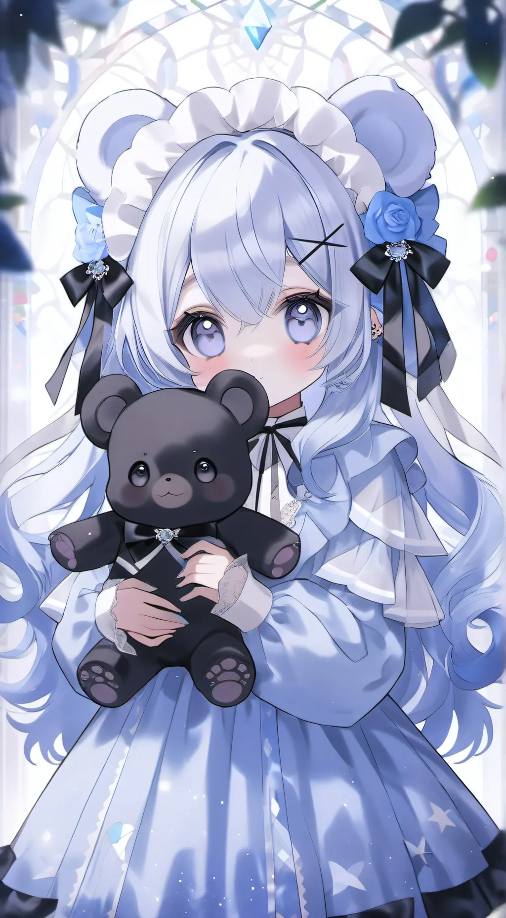 ai character: sky background