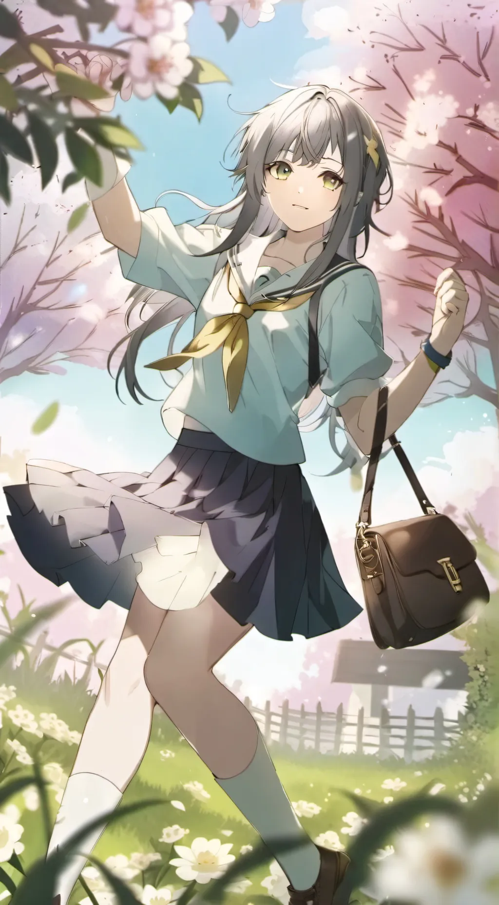 ai character: 💙Rina❤ background