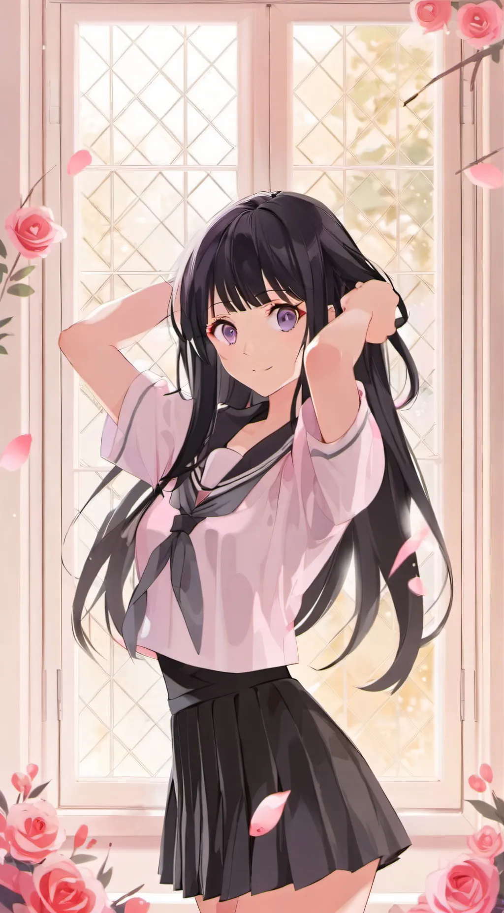 ai character: Aurora background