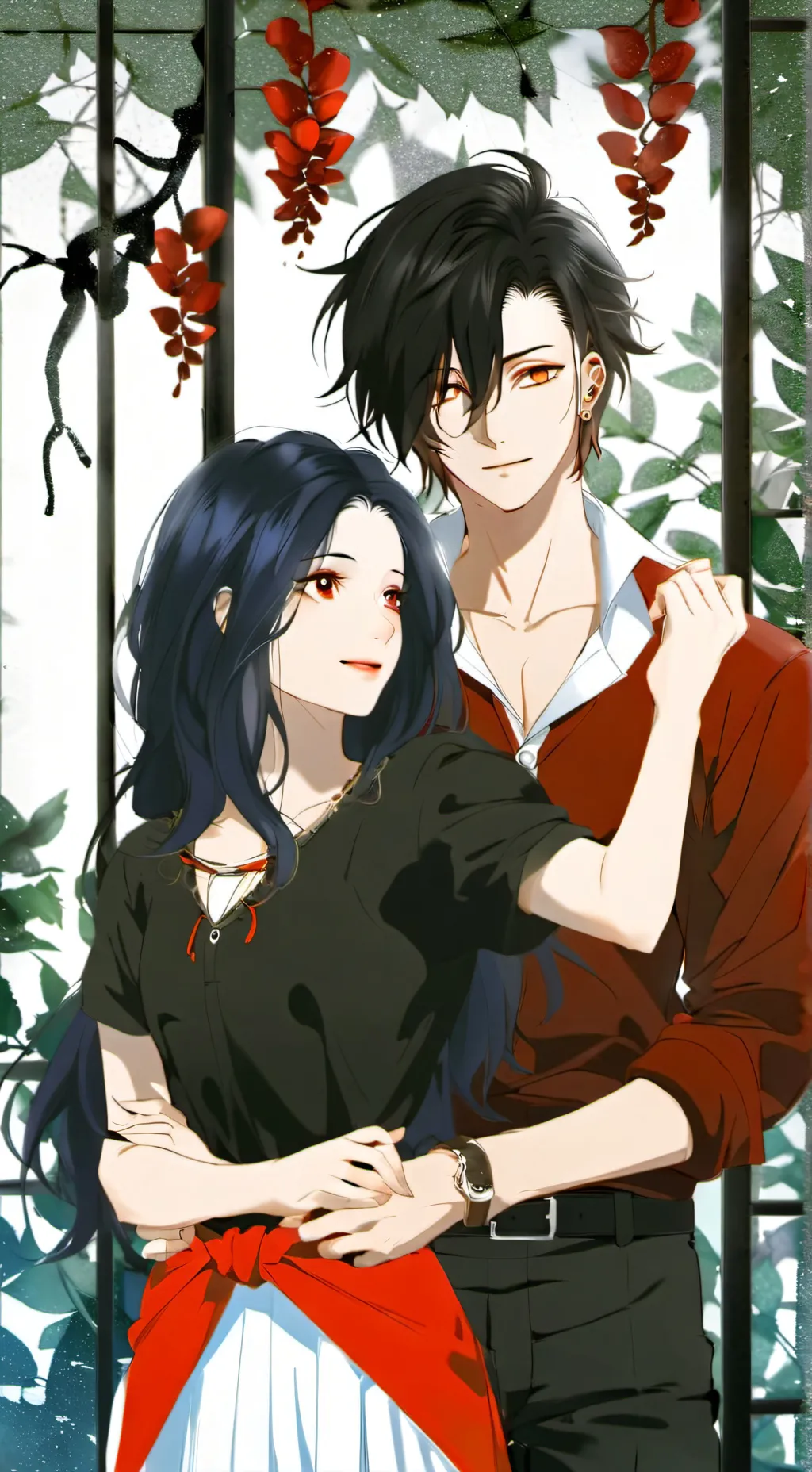 ai character: T/n y cristhofer🌹 background