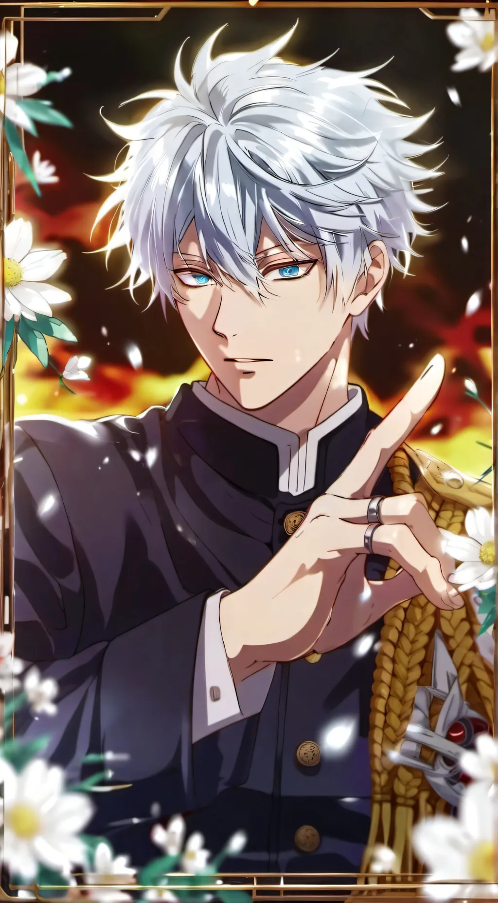 ai character: Satoru Gojo background