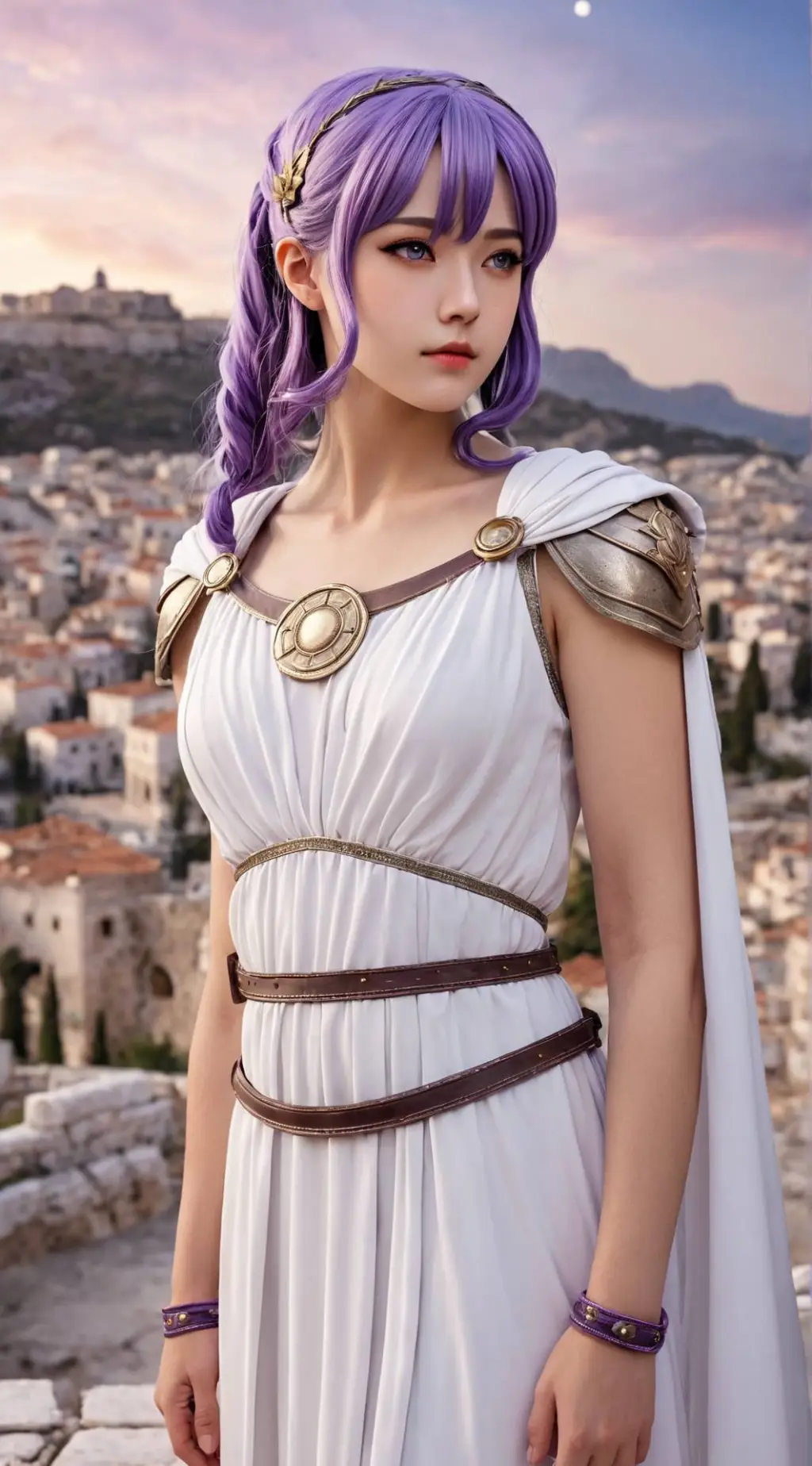 ai character: Athena background
