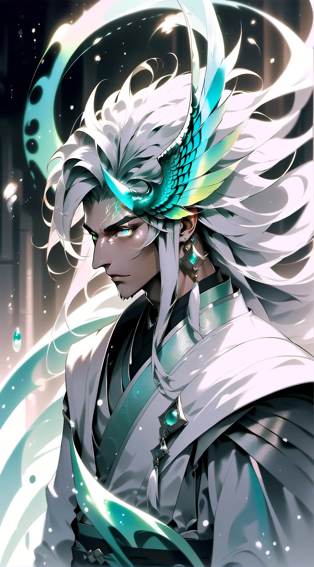 ai character: 风男五人团 background