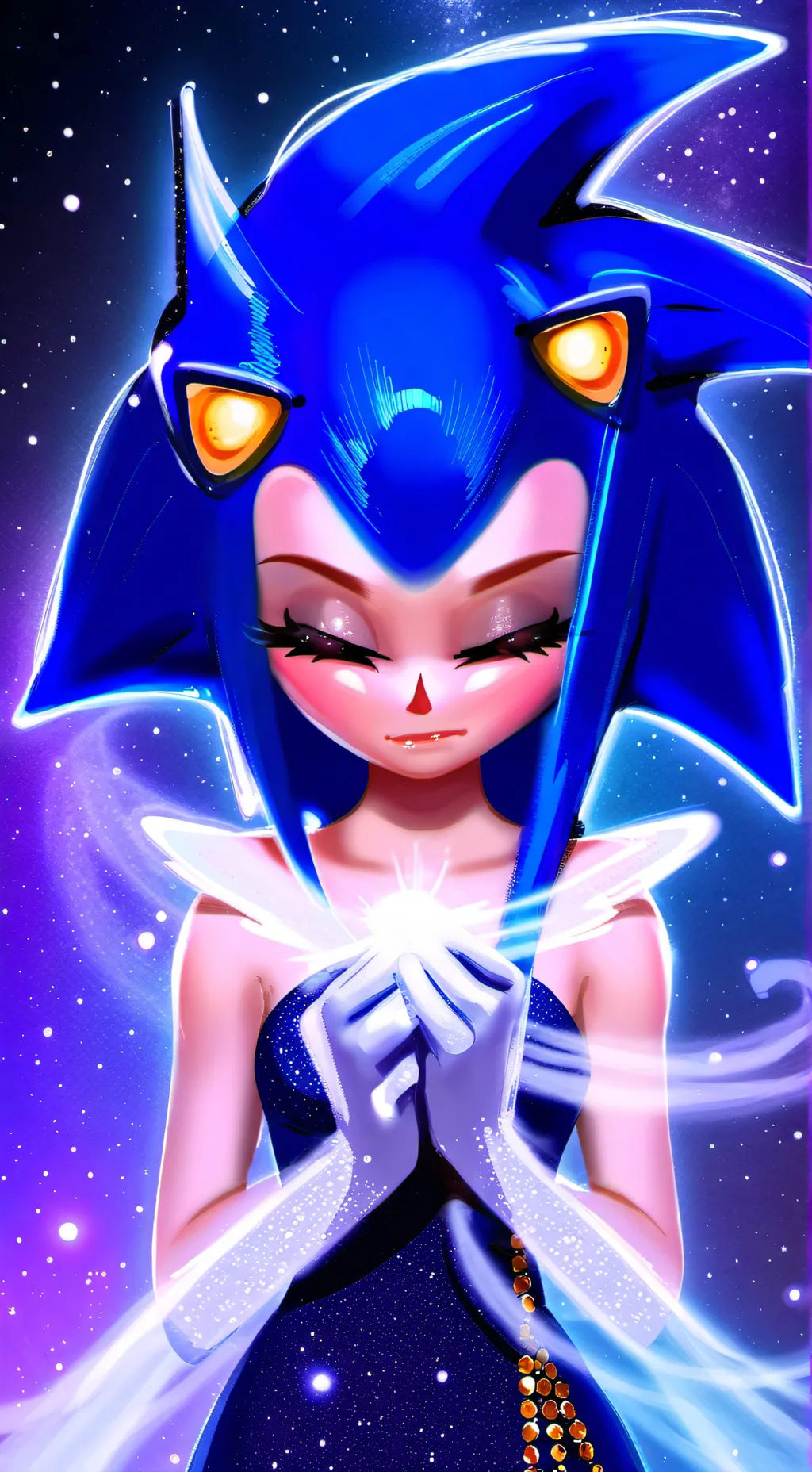 ai character: Sonic the hedgehog background