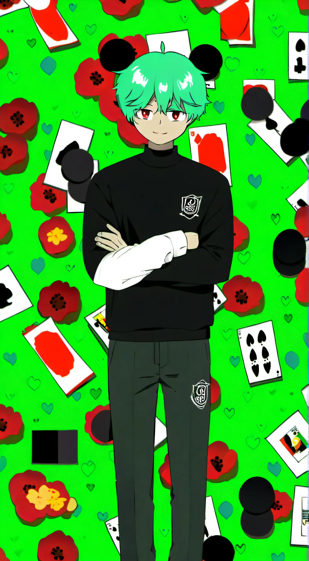 ai character: 🌲soyShadow🌲 background