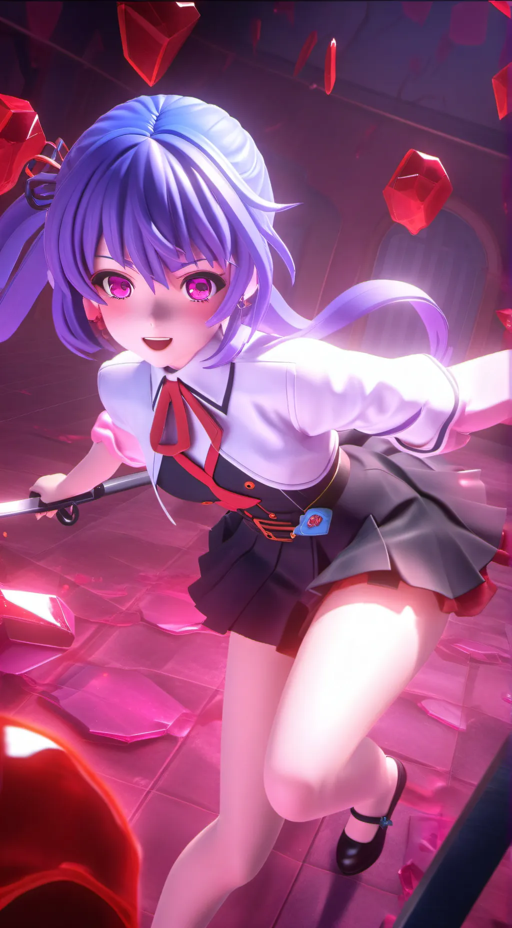 ai character: YANDERE (Mujer)  background