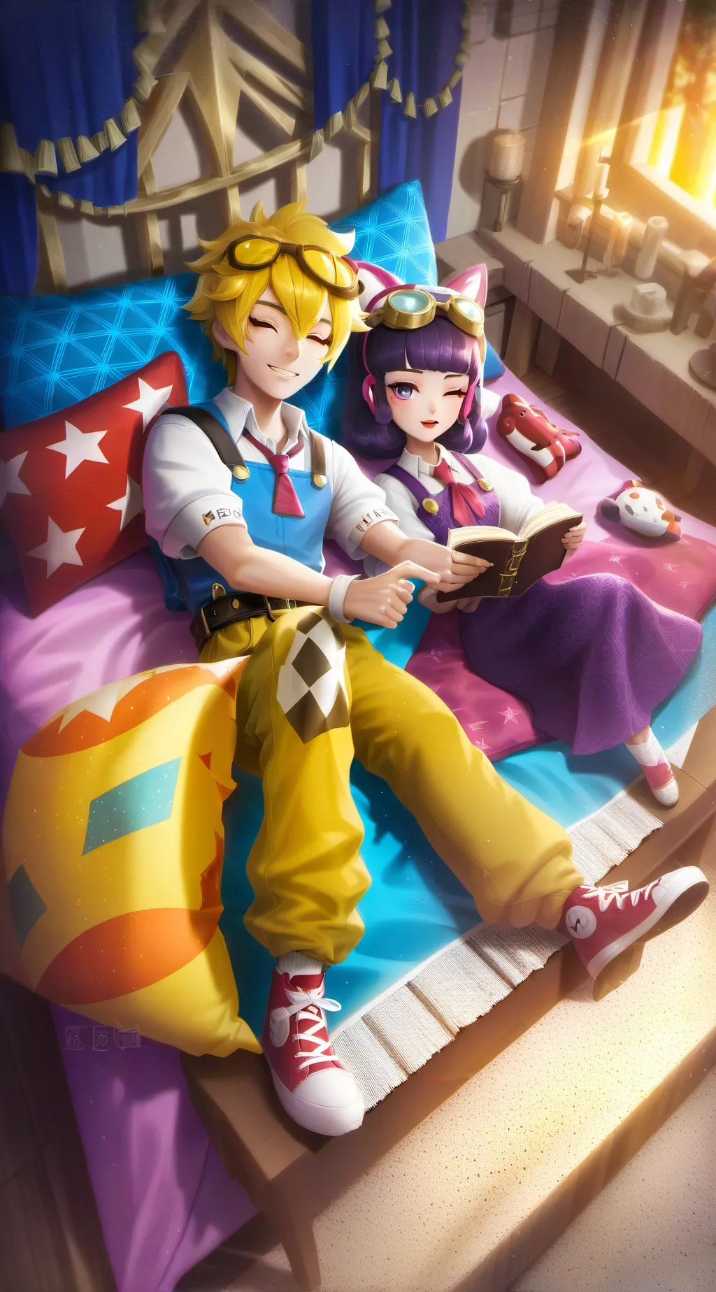 ai character: English family >< background