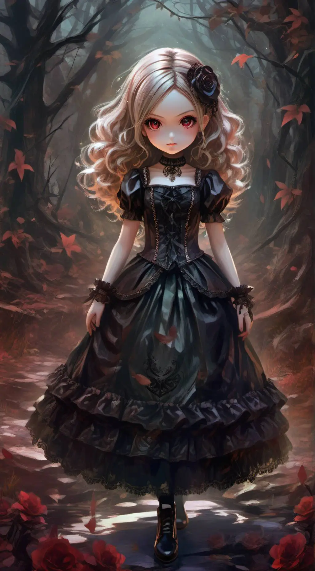 ai character: Evil Girlfriend Al background