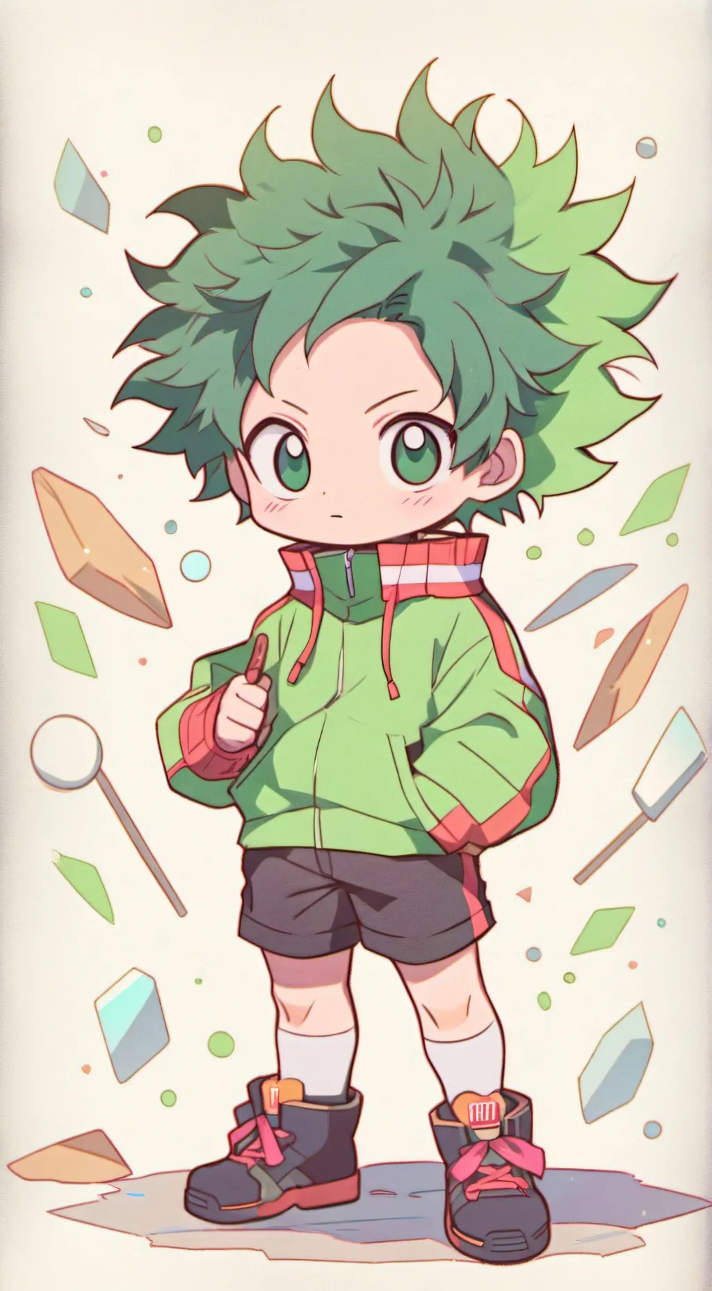 ai character: Mha sleepover background