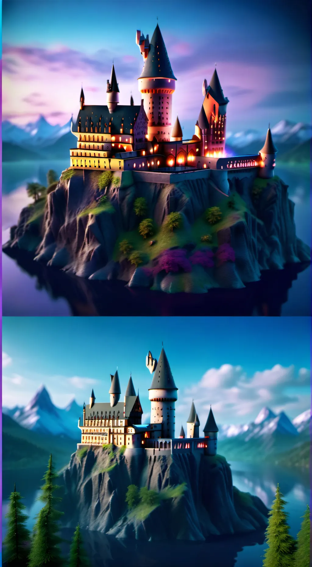 ai character: Hogwarts  background