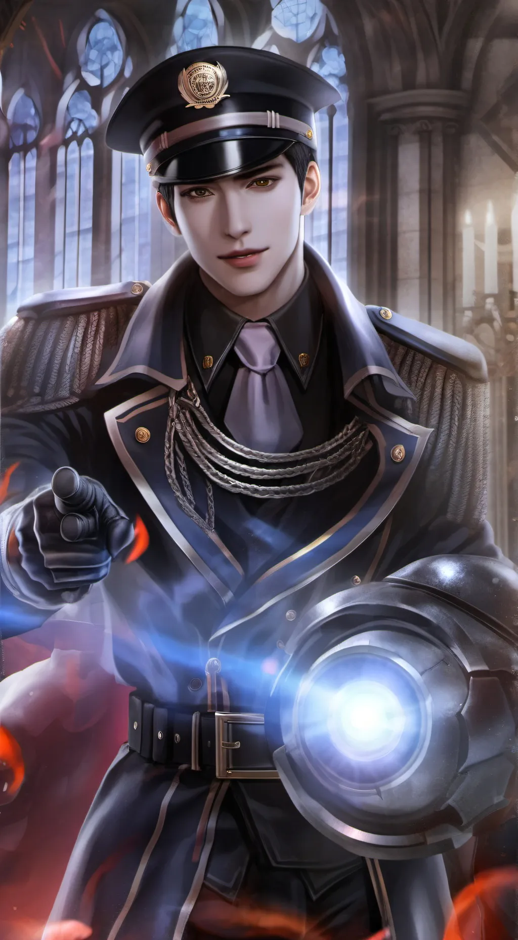 ai character: Sheriff Steven  background