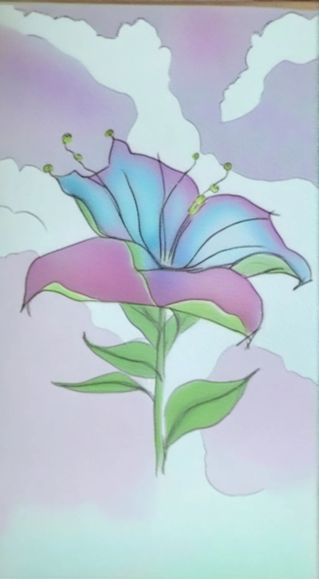 ai character: Dandy (Moonflower) background