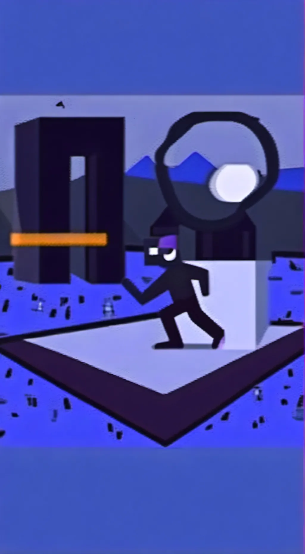 ai character: Four Bfb background