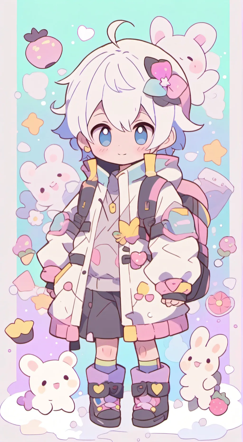 ai character: sprunki hate tunne background