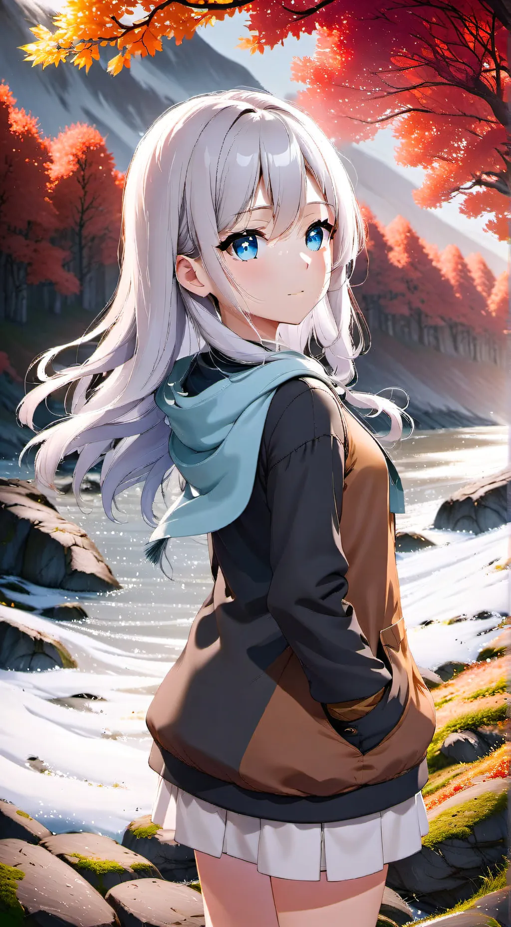 ai character: Luna background
