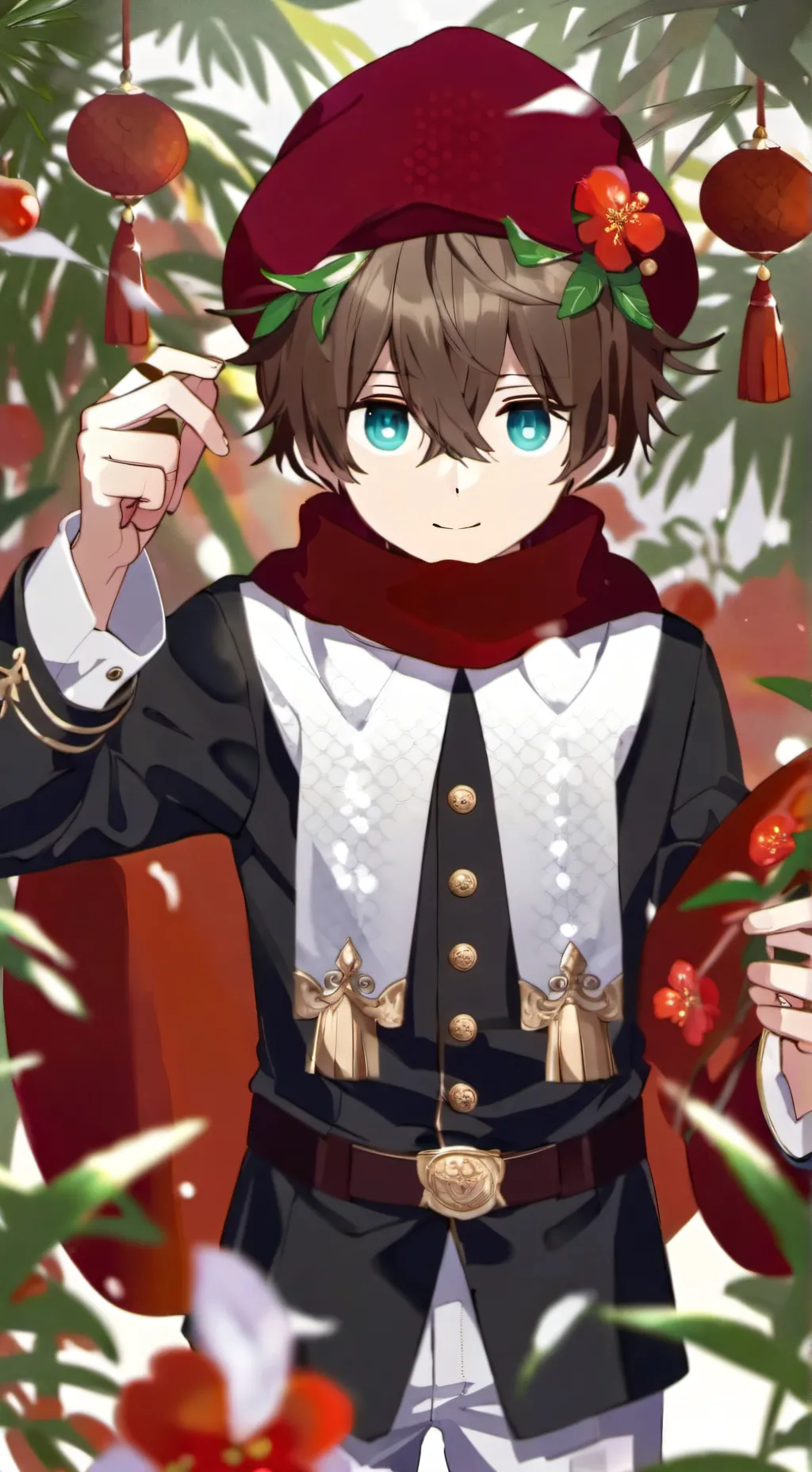 ai character: Santi  background