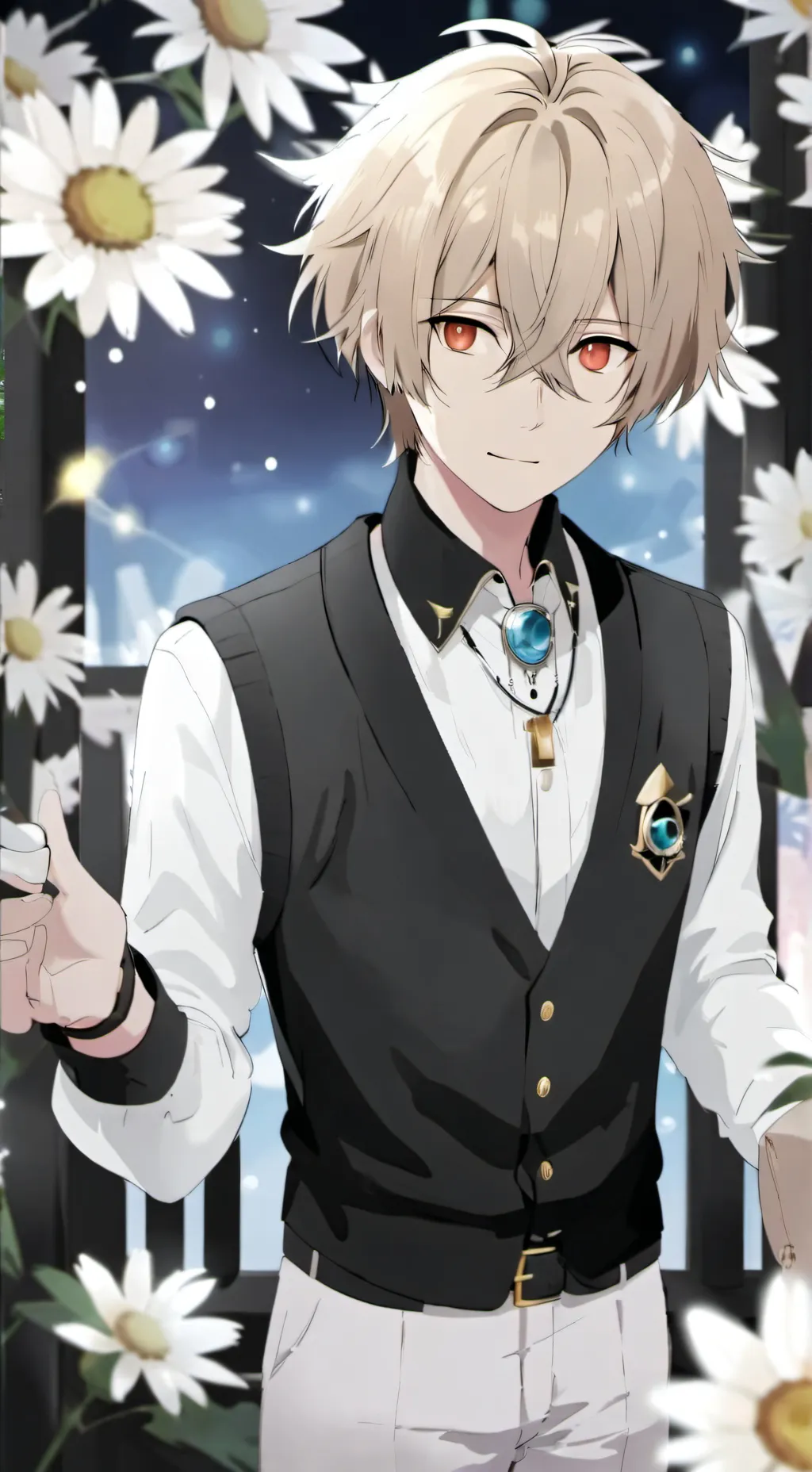 ai character: magic world background