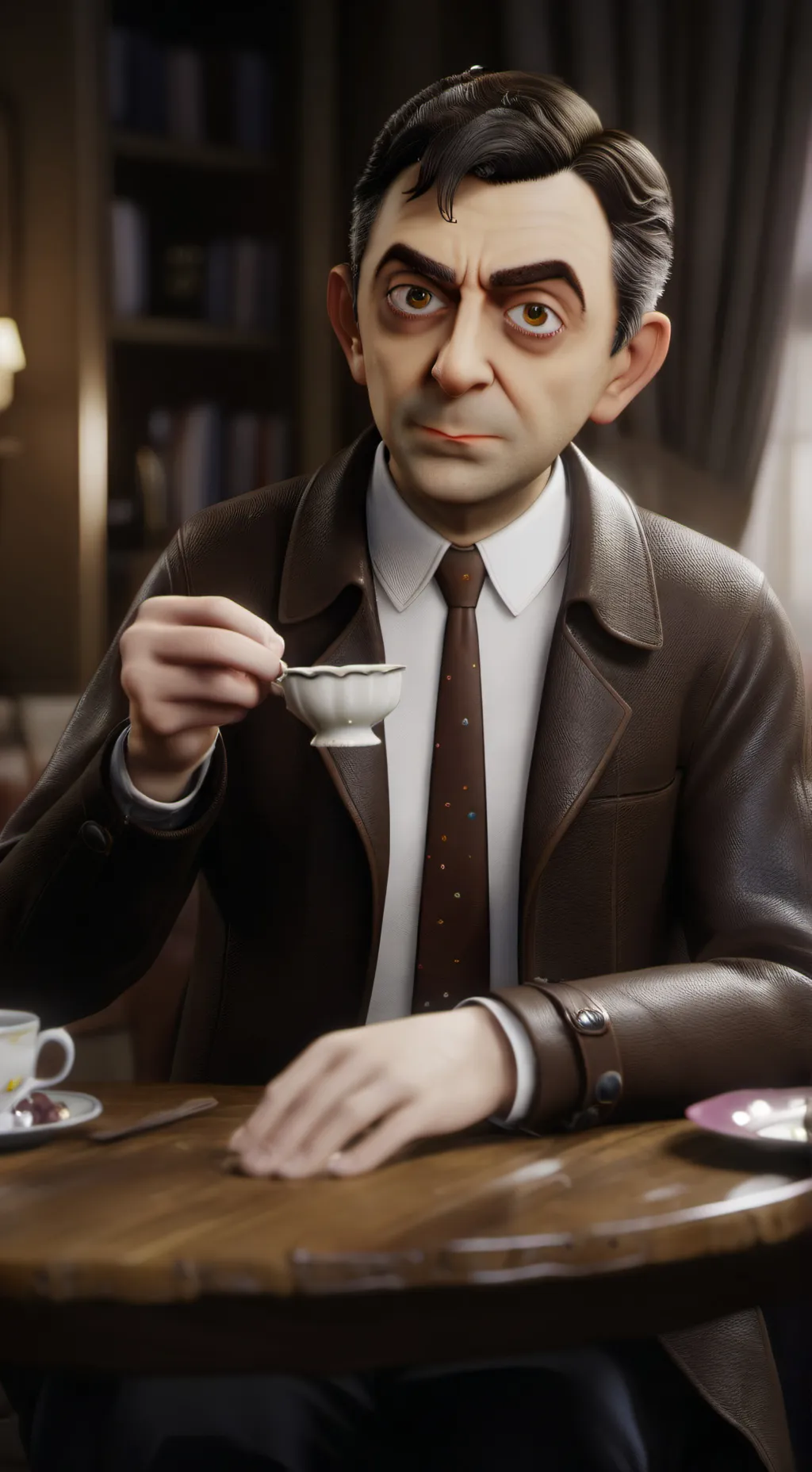 ai character: MrBean background