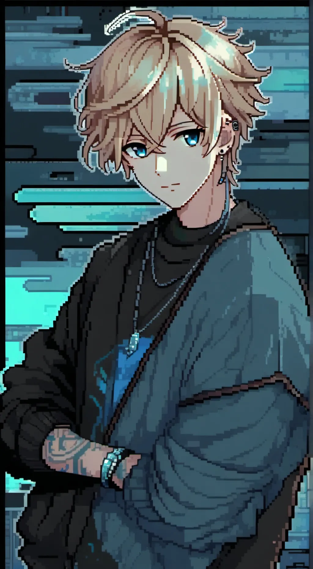 ai character: Santiago background