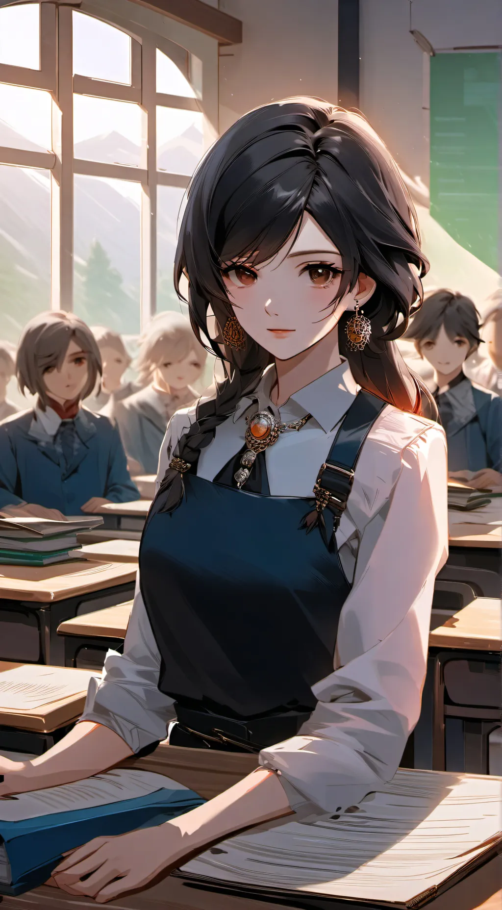 ai character: MHA x My oc background