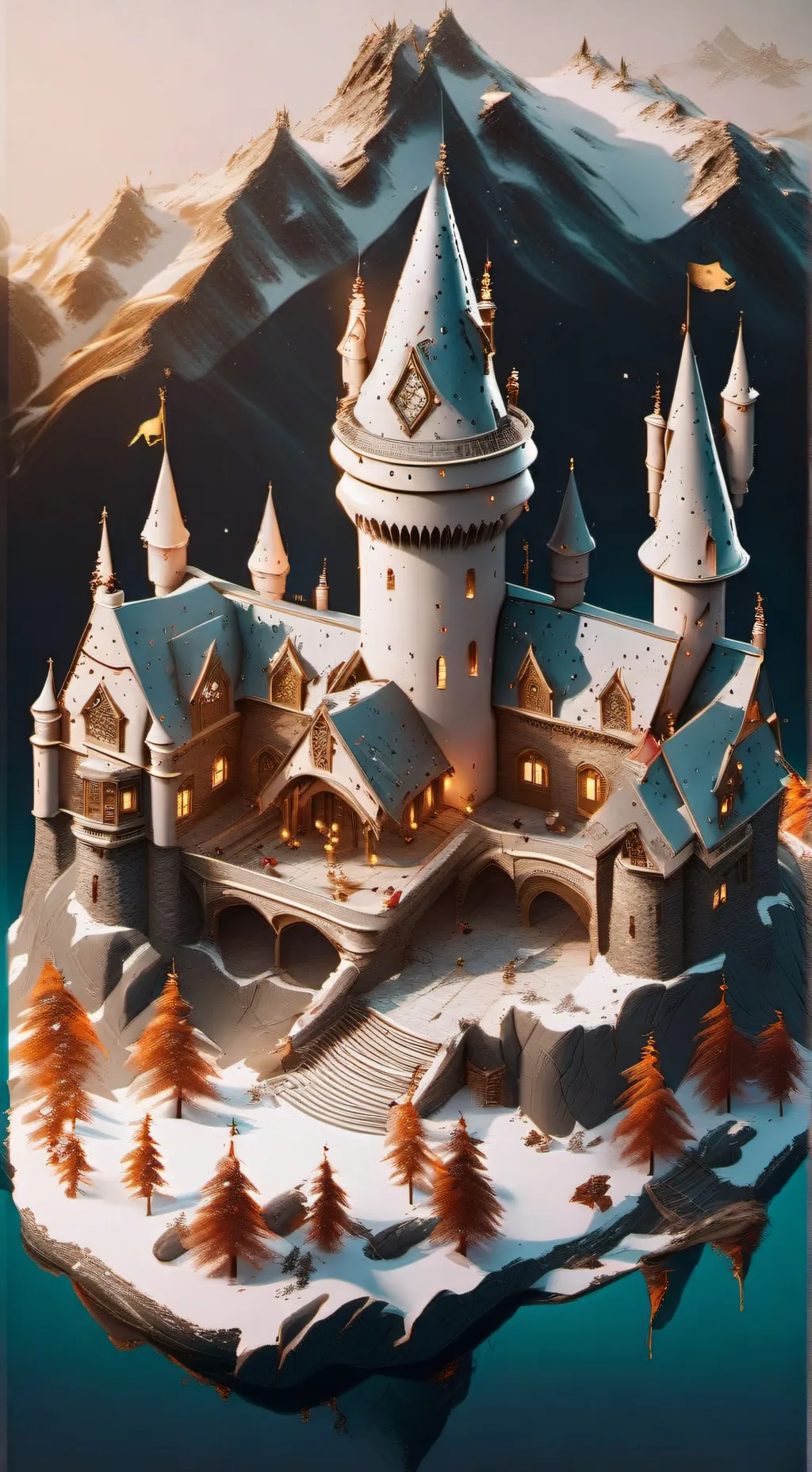 ai character: Hogwarts  background