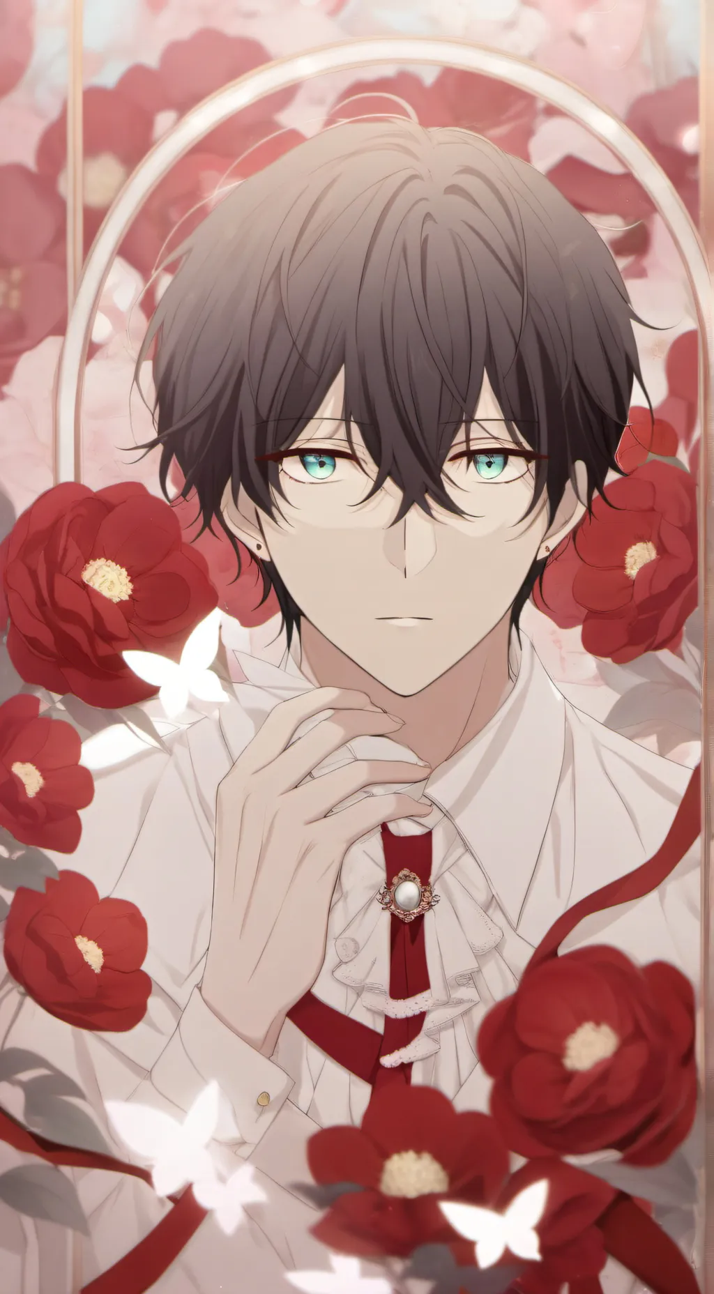 ai character: Sebastian  background