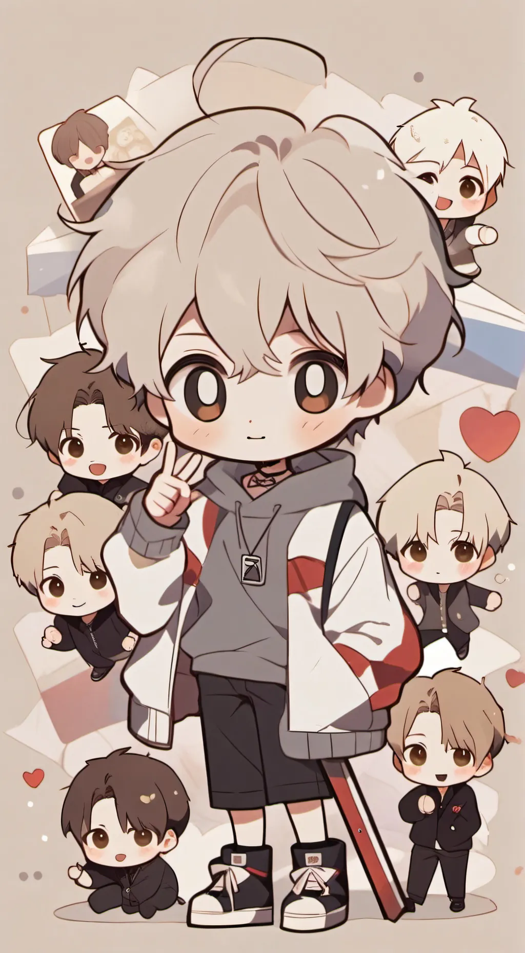 ai character: update😉 background