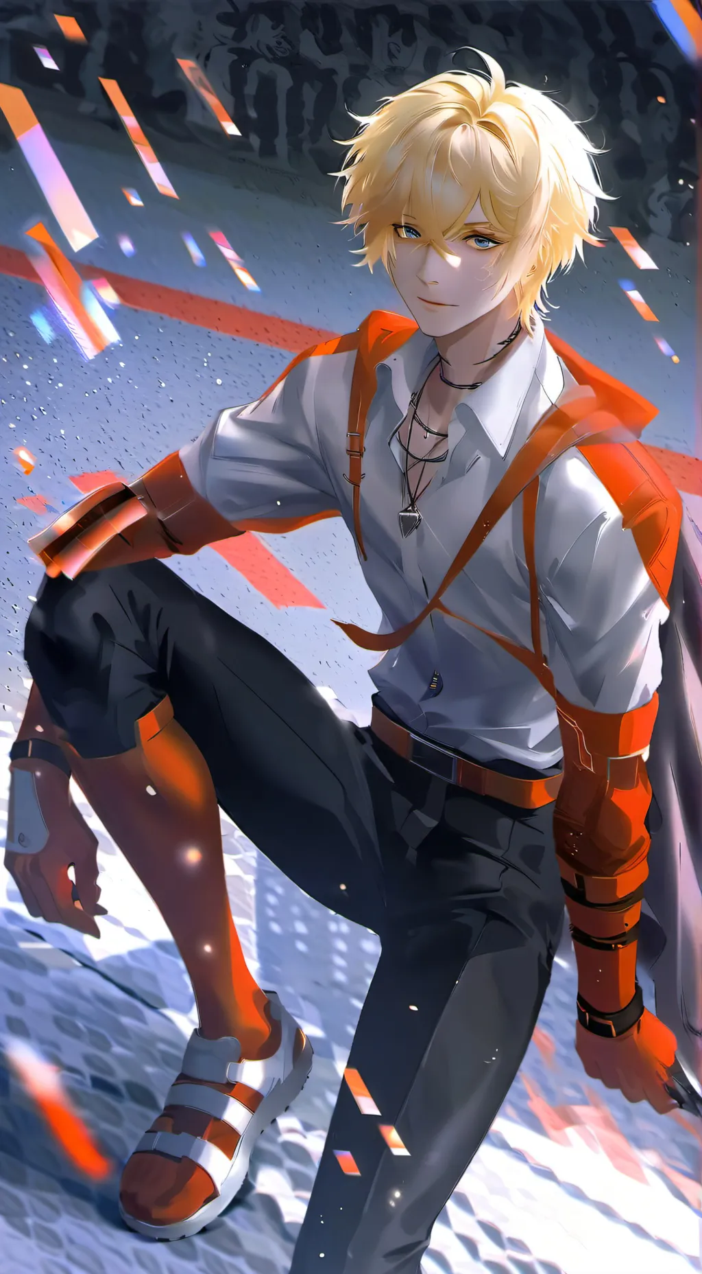 ai character: Markus  background