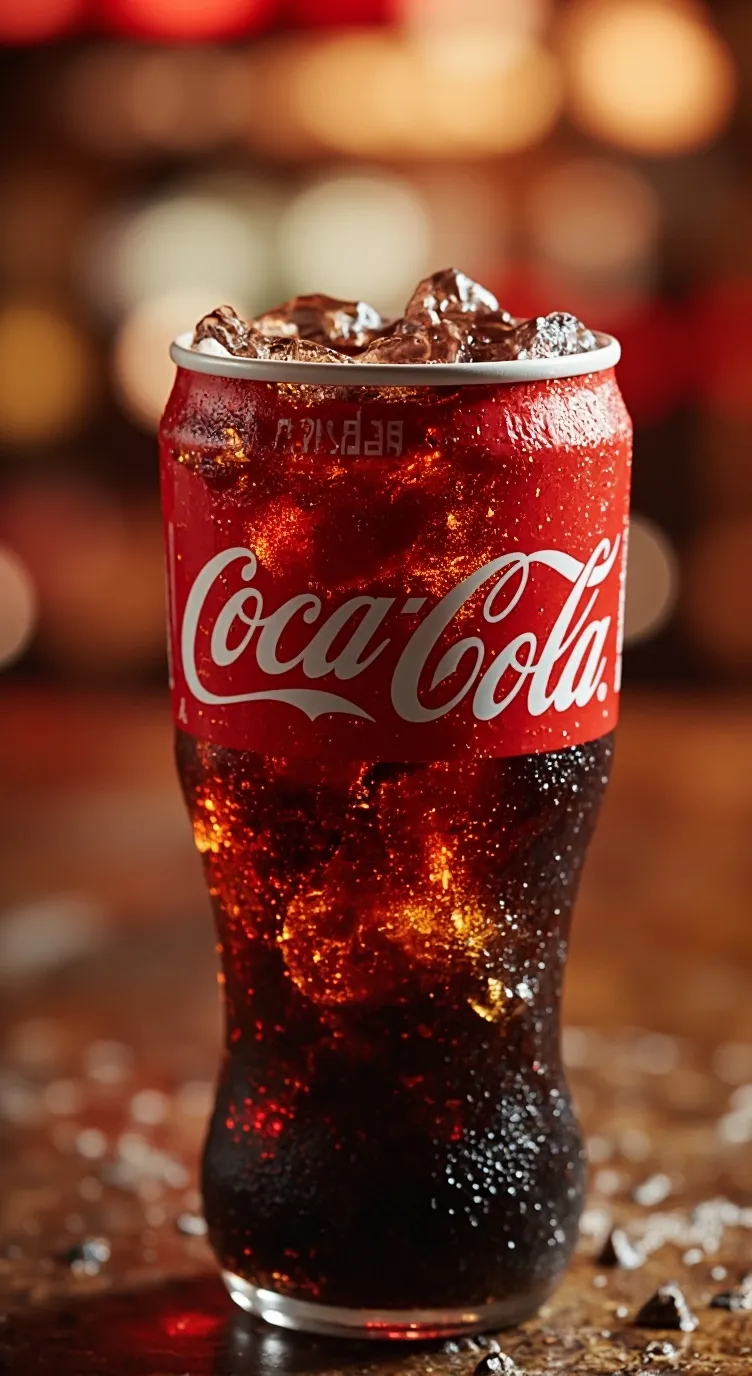 ai character: coca cola 🥤 background