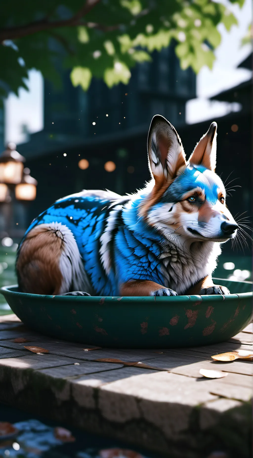 ai character: Got kicked out background