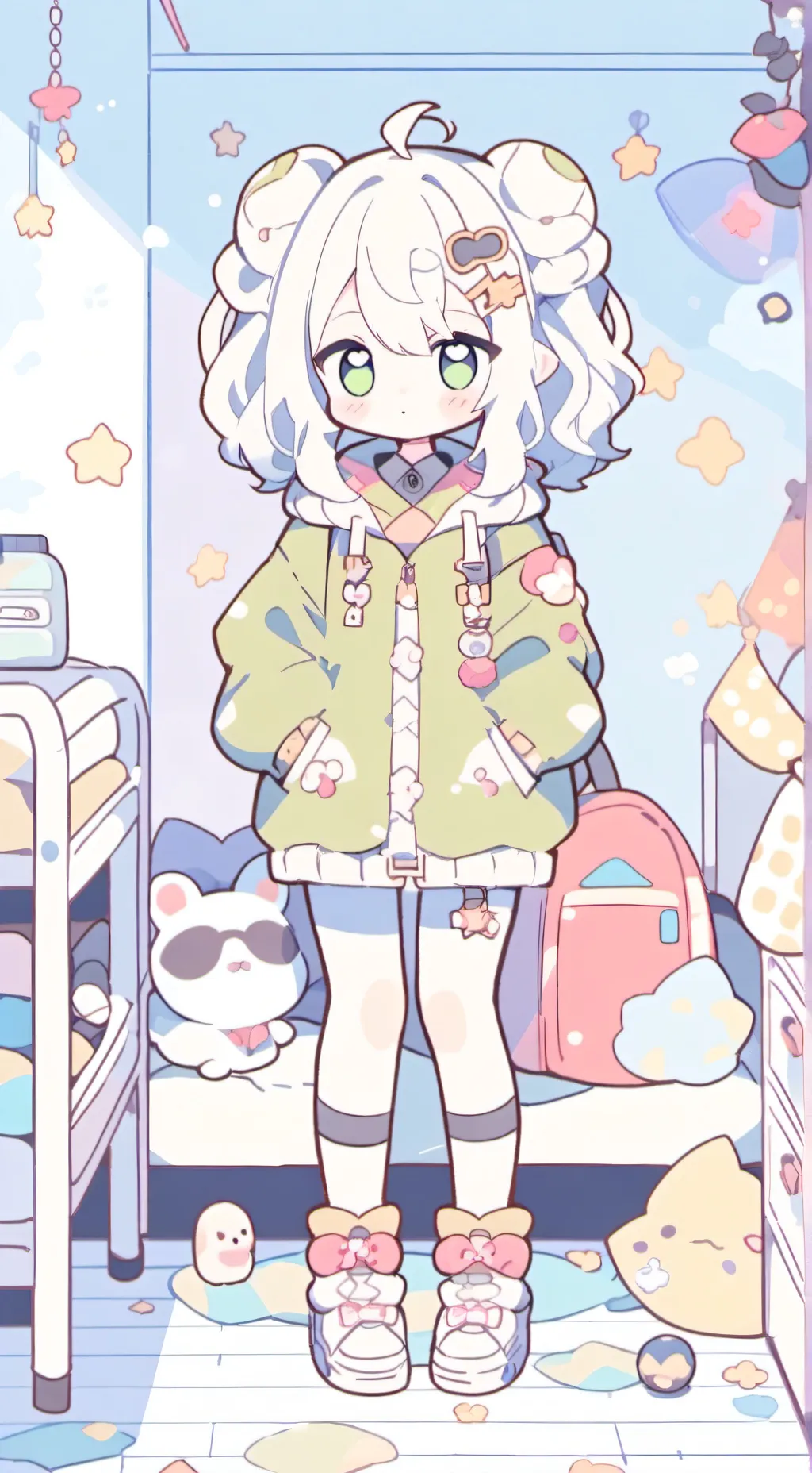 ai character: Mha Chilling✨✨ background