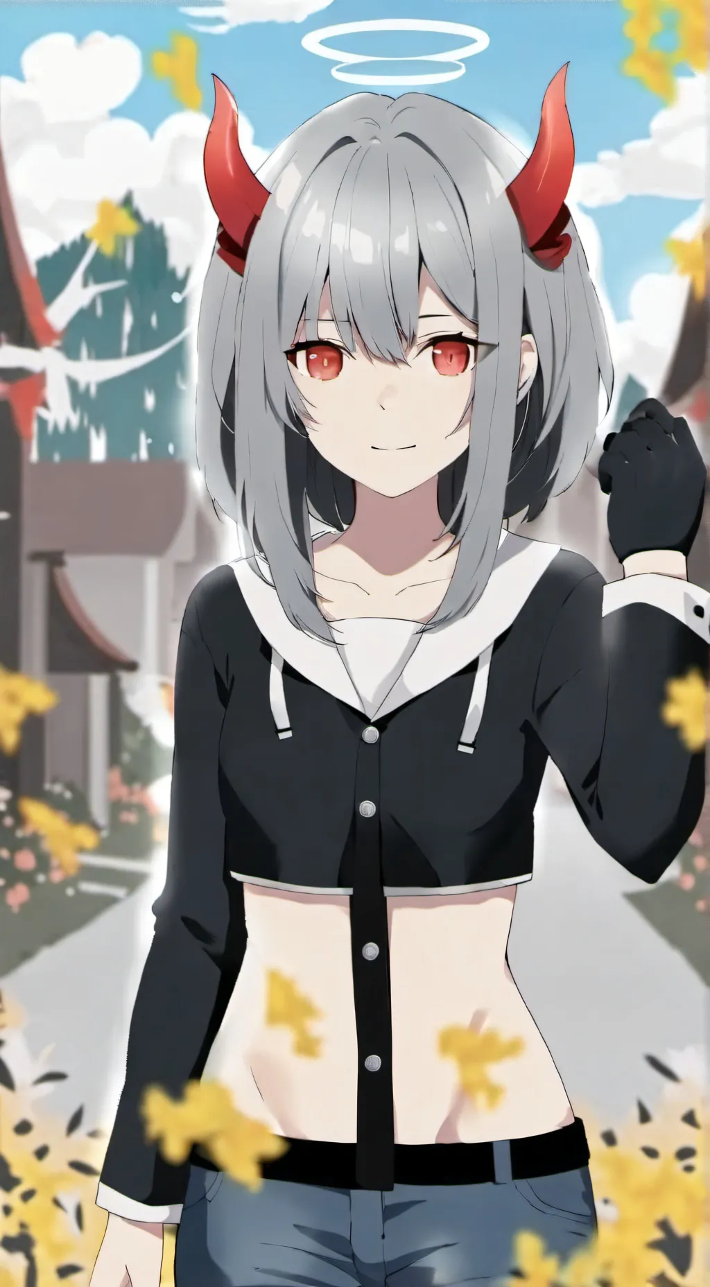 ai character: nueva pilar lily  background