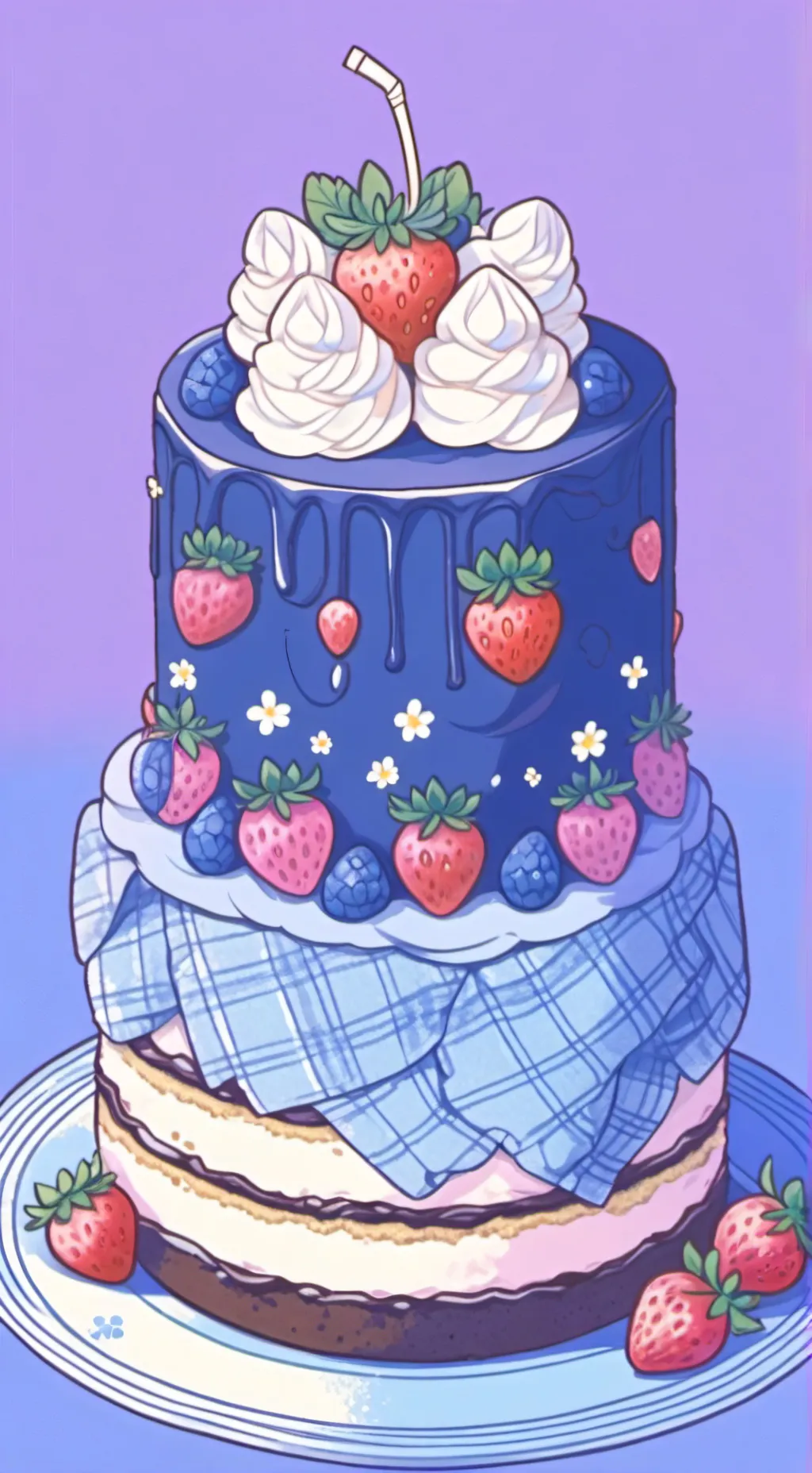 ai character: Fruitcake(yandere) background