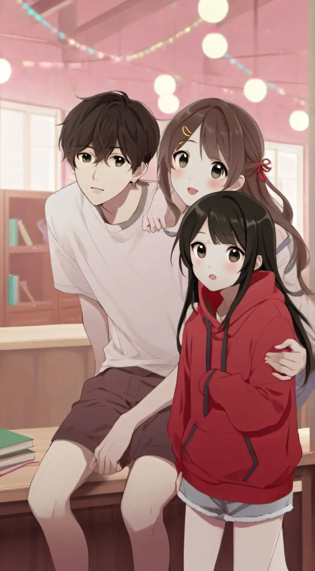 ai character: College Drama background