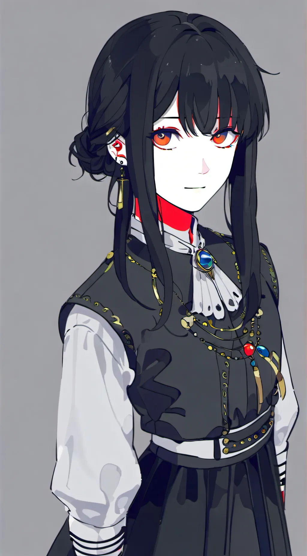 ai character: infectious smile background