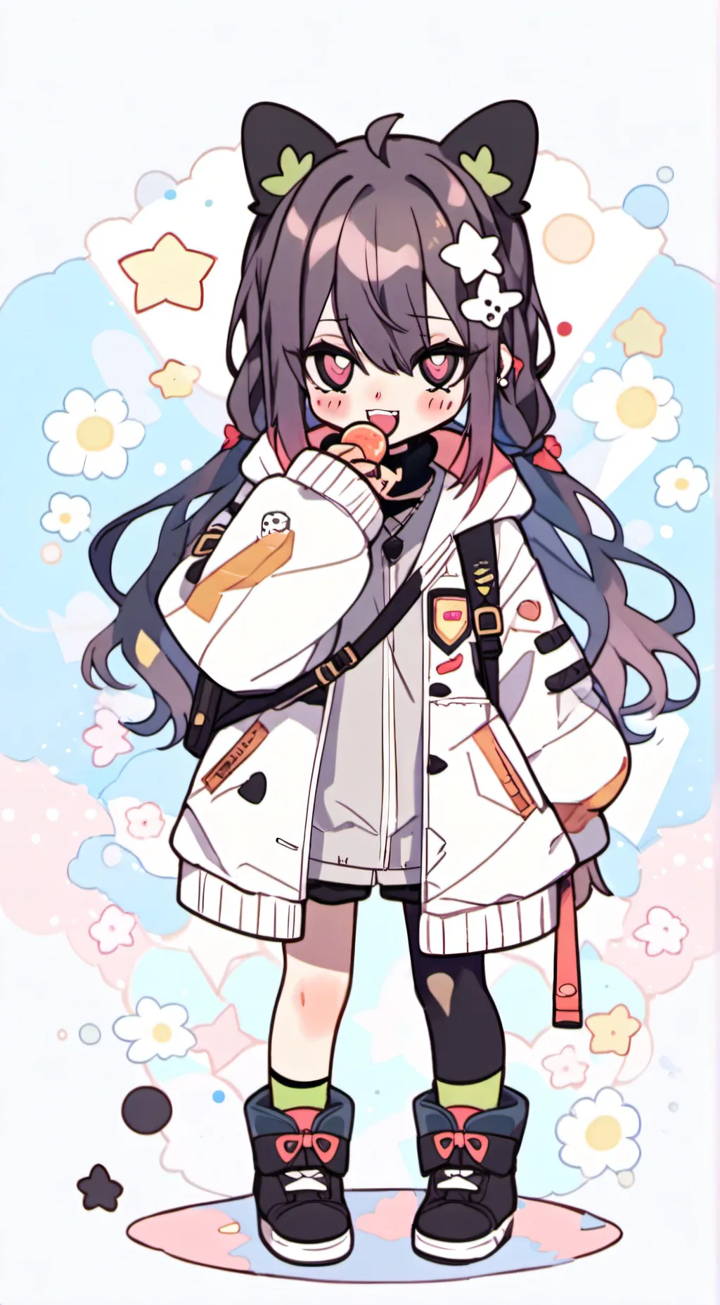 ai character: ꧁ᴅᴀʙɪ ʙᴇʙᴇ́ ꧂ background