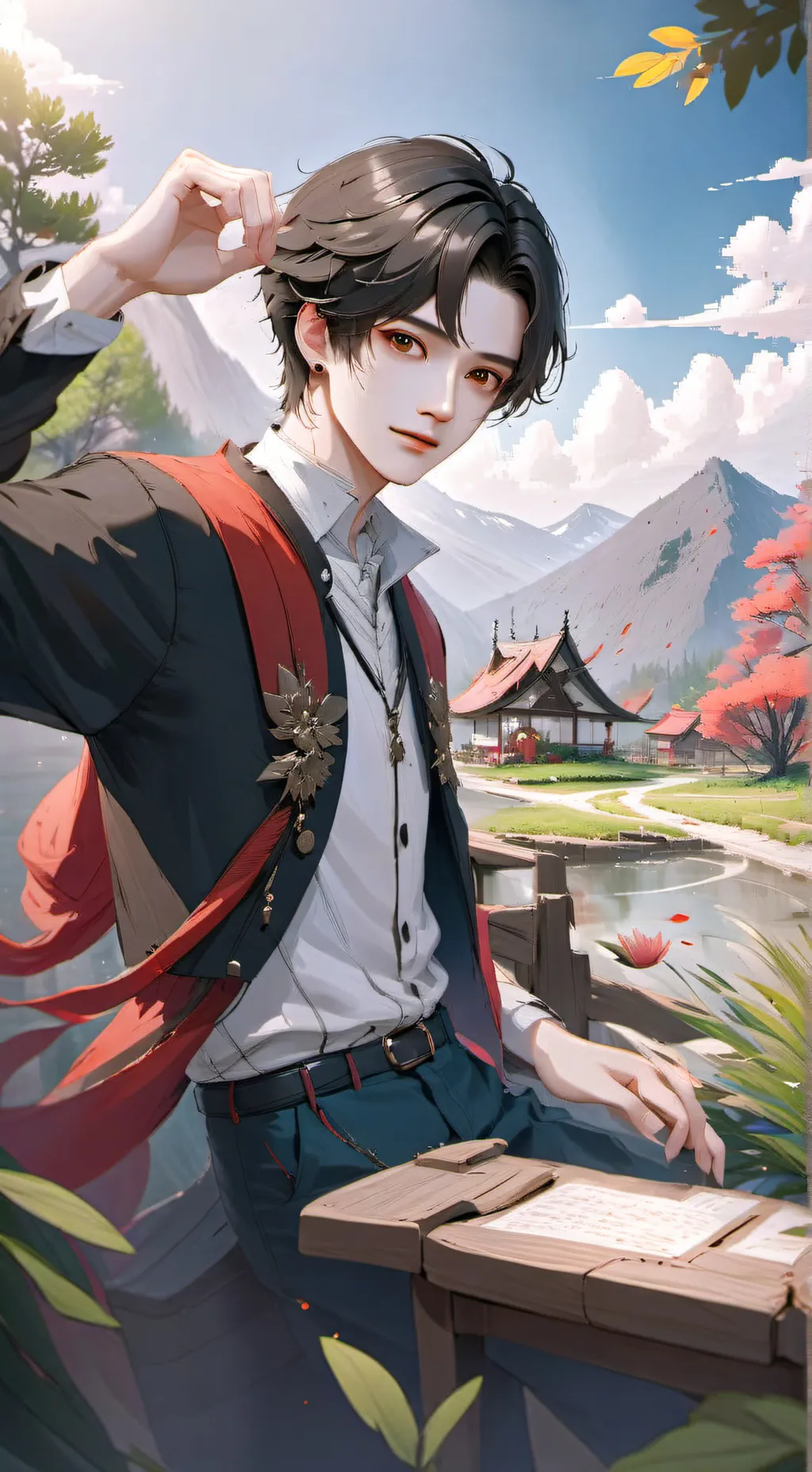 ai character: Akira Suzuki background