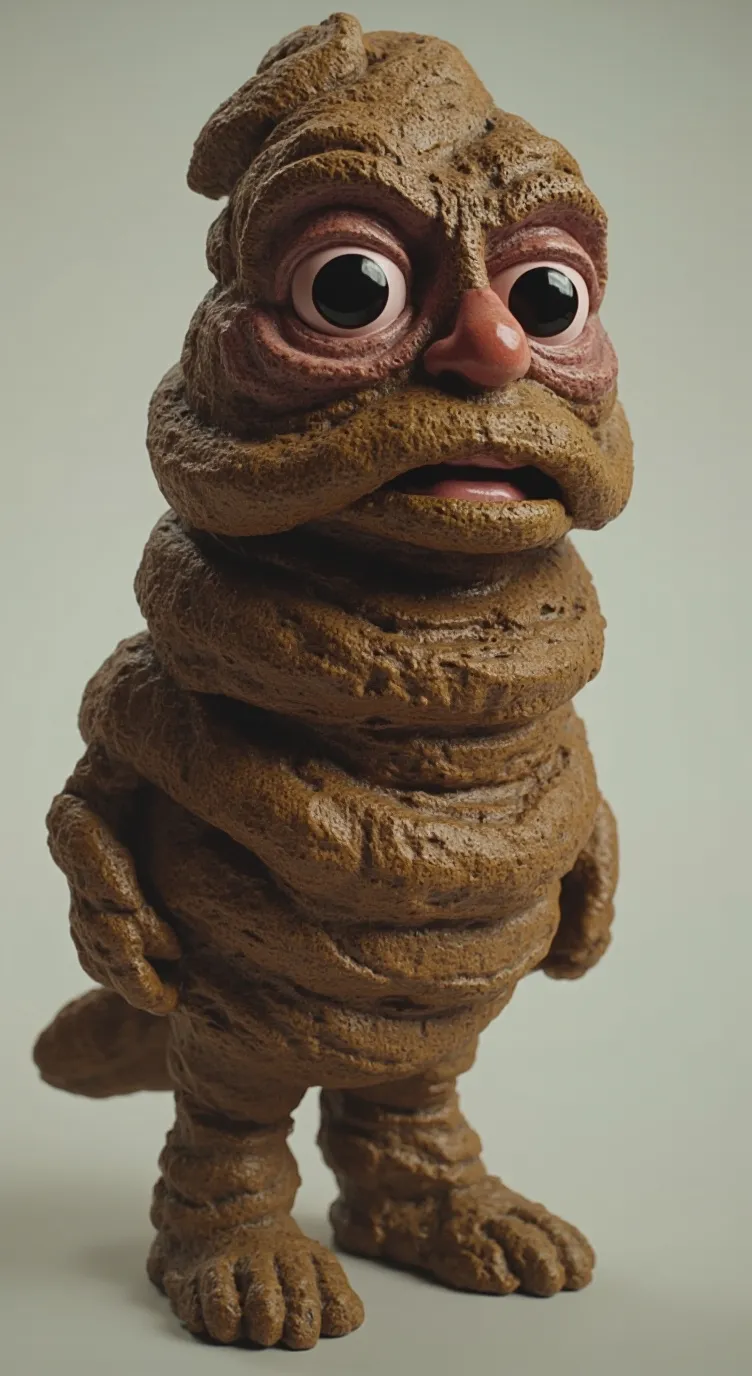 ai character: poop guy background
